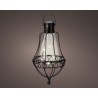 LED Solar hanging light Ø10.8-H21cm metaal Warmwit