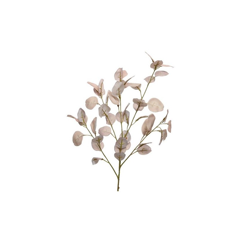 Decoris Eucalyptus polyester kunstbloem  L29-W9-H85cm licht bruin