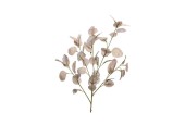 Decoris Eucalyptus polyester kunstbloem  L29-W9-H85cm licht bruin