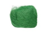 Decoris Decoratie sisal L14-W5-H18cm groen