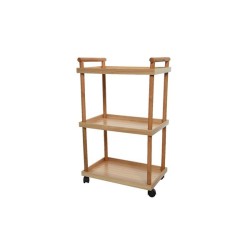 Table d'appoint trolley mdf L30-L48-H76,5cm (Emballée en boîte plate)