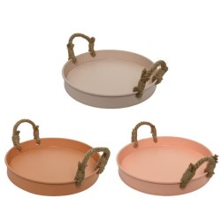 Plateau en fer Decoris Ø30-H4,5cm