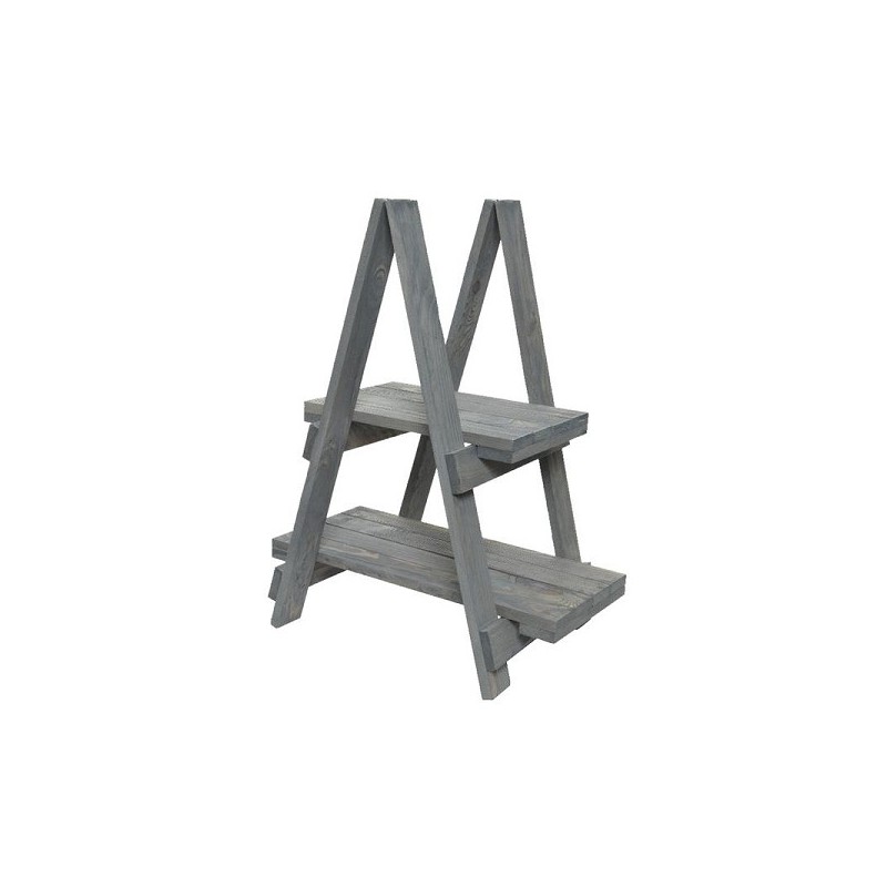 Etagere Decoris 100% bois d'épicéa fsc L25-L38-H50cm pour intérieur ou extérieur