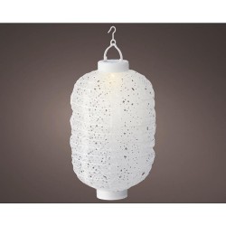 Lanterne solaire LED Ø20-H30cm en nylon a 6 heures de combustion et interrupteur