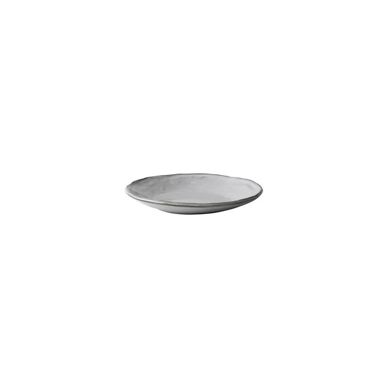Dutch Rose Organic bord Ø17cm licht grijs doos a 4 stuks