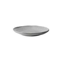 Dutch Rose Organic bord Ø21,5cm licht grijs doos a 4 stuks