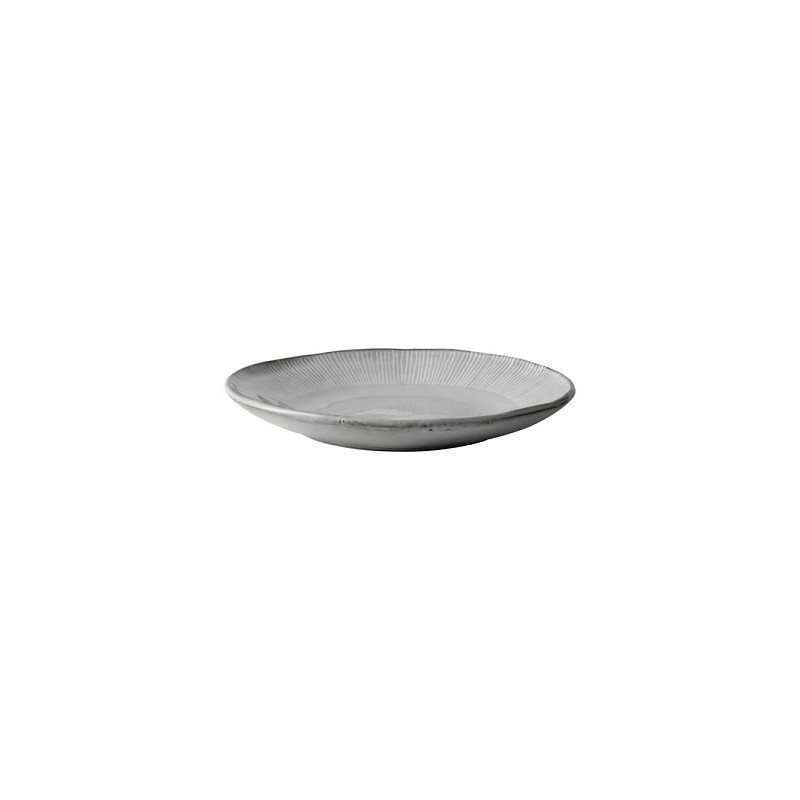 Dutch Rose Organic bord Ø21,5cm licht grijs doos a 4 stuks
