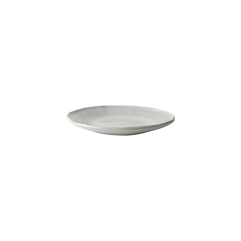 Dutch Rose Organic bord Ø21,5cm wit doos a 4 stuks