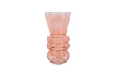 Vaas Balatan Glas 13x25x13cm (lxbxh) roze