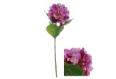 Hortensia synthétique 66cm Rose