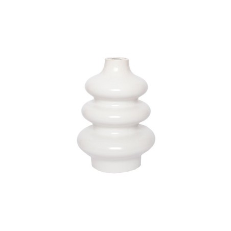 Vase Telmen blanc 28cm en céramique