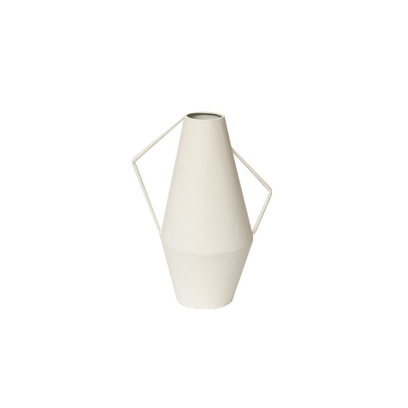 Vaas Cadiz Metal 26cm wit