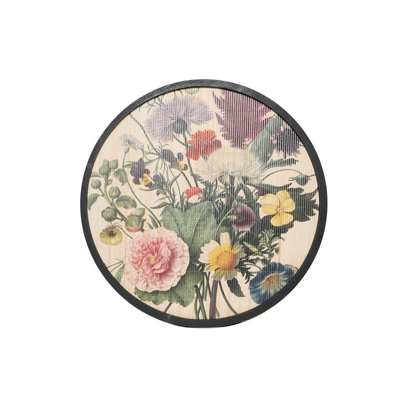 Wanddecoratie Bamboo Flowers Ø60cm