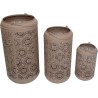 Lantaarns set a 3 stuks Luna 45cm