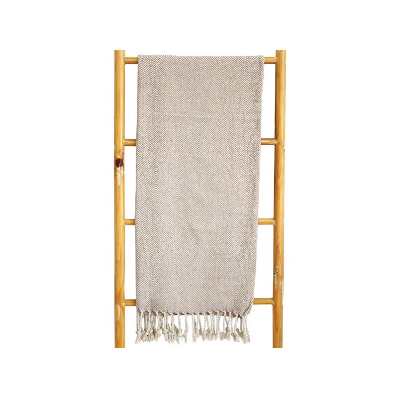 Plaid Mansay Coton Recyclé 150x125cm