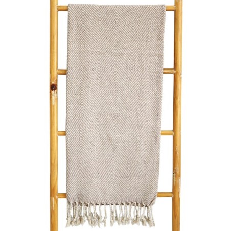 Plaid Mansay Coton Recyclé 150x125cm