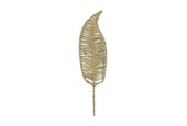 Dijk Natural Collections déco murale en forme de feuille en matériau naturel L118cm naturel