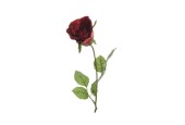 Decoris Roos polyester Ø7-H45cm