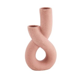 Dijk Natural Collections Vase porcelaine 10,8x5,8x21,8cm rose