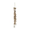 Dijk Natural Collections Guirlande houten tekstbordjes "be happy"en glazen flesjes 58x8x8cm