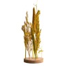 Dijk Natural Collections Fleurs séchées avec support Ø15x30cm jaune