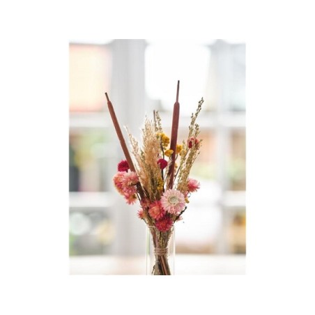 Dijk Natural Collections Pakket Droogbloemen roze 36x23.5x3cm