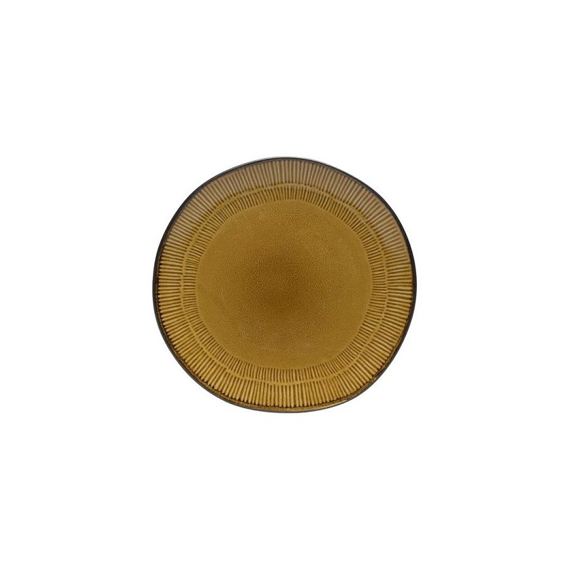 Ontbijtbord Evia Ø22cm amber doos a 6st