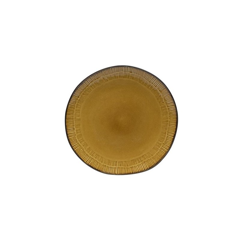 Dinerbord Evia Ø27cm amber doos a 6st