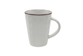 Mug à café Rome 400ml blanc Carton de 6 pièces