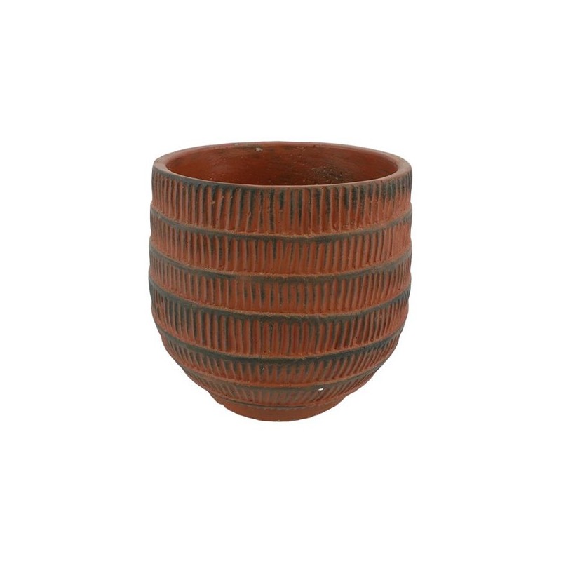 Bloempot Cissane Ø8xh7.5cm terracotta