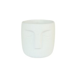 Bloempot Dongo Ø15.5xh14.8cm wit