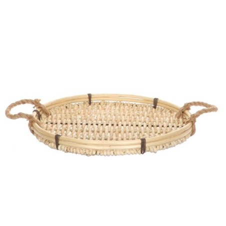 Plateau Herbesco avec poignées Ø35xh4cm