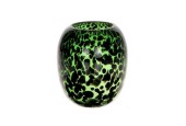 Vase Panthère verre Ø18xh20,5cm vert