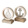 Boltze Home Objet déco Hellen 11x5xh16cm voilier ou ancre