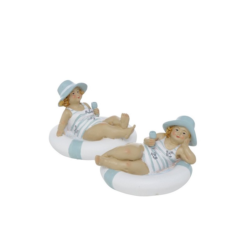 Boltze Home Zwemfiguur Moin kunsthars 11xh7cm