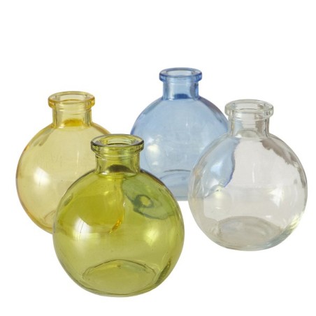 Boltze Home Vase Coloria ensemble 4 pièces Ø8xh9cm