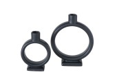 Boltze Home Kandelaar Valongo 2-delige set 11xh14/16xh19cm zwart