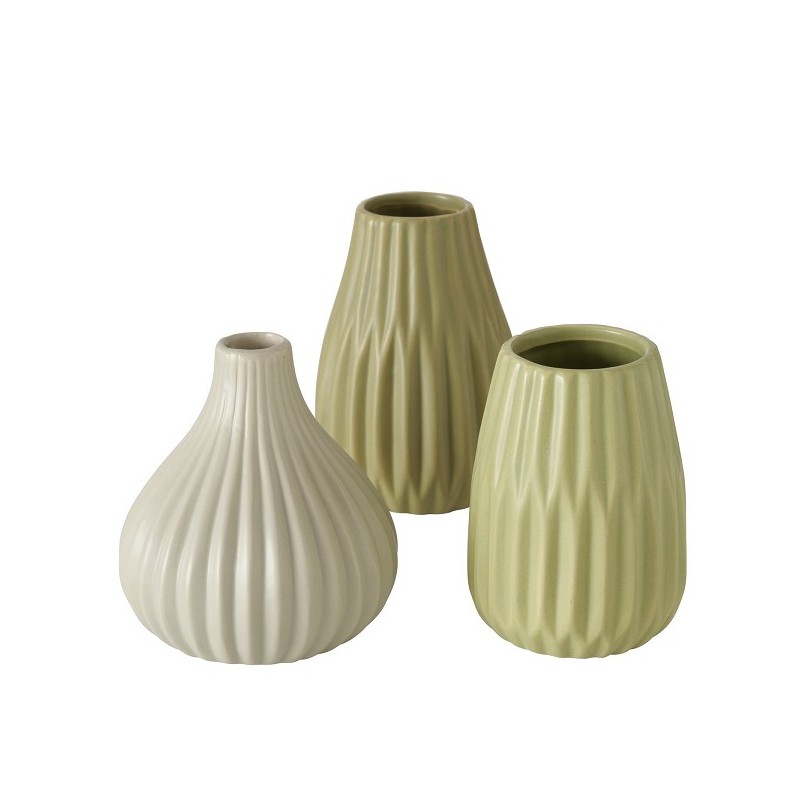 Boltze Home Vase Wilma en céramique Ø8xh14cm