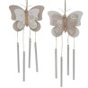 Boltze Home Carillon à vent papillon Herta 17xh42cm