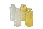 Boltze Home Vase Panja ensemble 4 pièces Ø6xh14cm