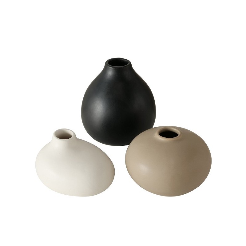 Boltze Home Vaas Darleen aardewerk Ø10xh11cm