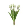 Decoris Tulipe sur tige pvc crème 10x10xH40cm