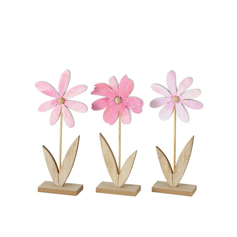 Boltze Home Fleur sur bois standard Rosella 13x5xh30cm