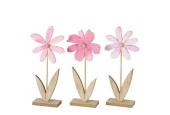 Boltze Home Fleur sur bois standard Rosella 13x5xh30cm