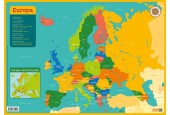 Deltas Educatieve onderlegger - Kaart Europa