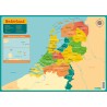 Deltas Educatieve onderlegger - Kaart Nederland