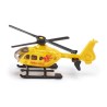 Siku 0856 Hélicoptère de sauvetage 74x47x31mm jaune