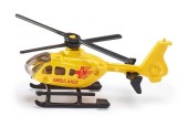 Siku 0856 Hélicoptère de sauvetage 74x47x31mm jaune