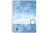 Collegeblok 23r A4 gelijnd 22x29,5cm pak a 5 stuks
