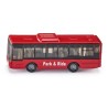 Siku 1021 Lijnbus 86x24x31mm rood